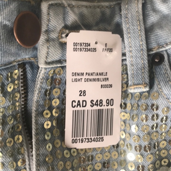 Forever21 Sequined Jeans - Picture 3 of 4